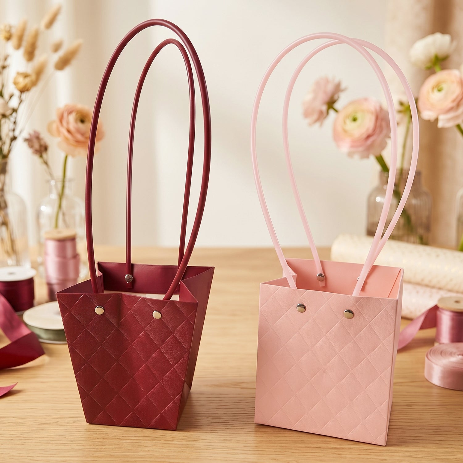 Bouquet gifting bag design