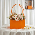 Foldable Flower Packaging Bag – Waterproof & Elegant Handle