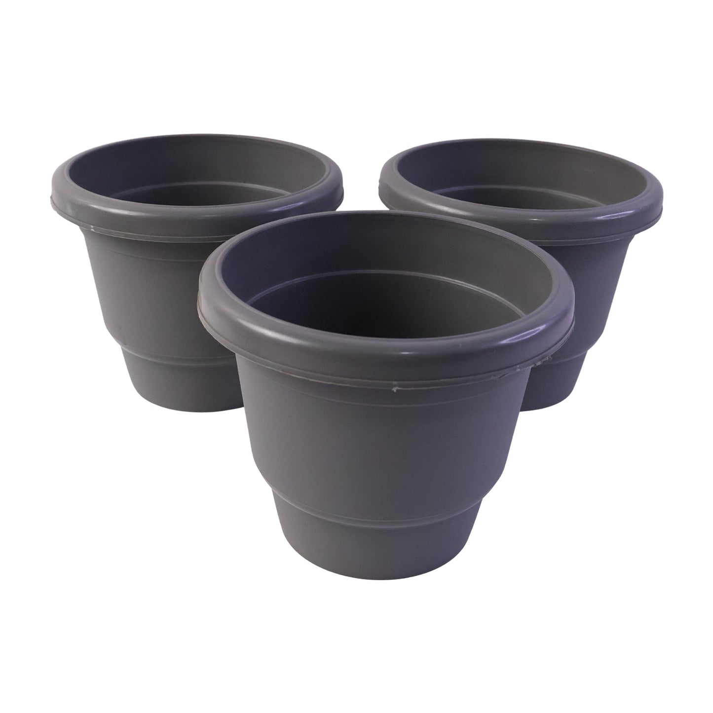 Lightweight plastic flower pots for home and outdoor plants