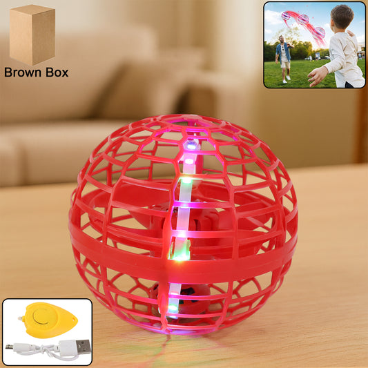 फ्लाइंग बॉल खिलौने, USB रिचार्जेबल बिल्ट-इन RGB लाइट्स 360° घूमने वाला मैजिक कंट्रोलर, फ्लाइंग ऑर्ब बॉल बूमरैंग मिनी प्रो स्पिनर ब्लास्टोइस खिलौने