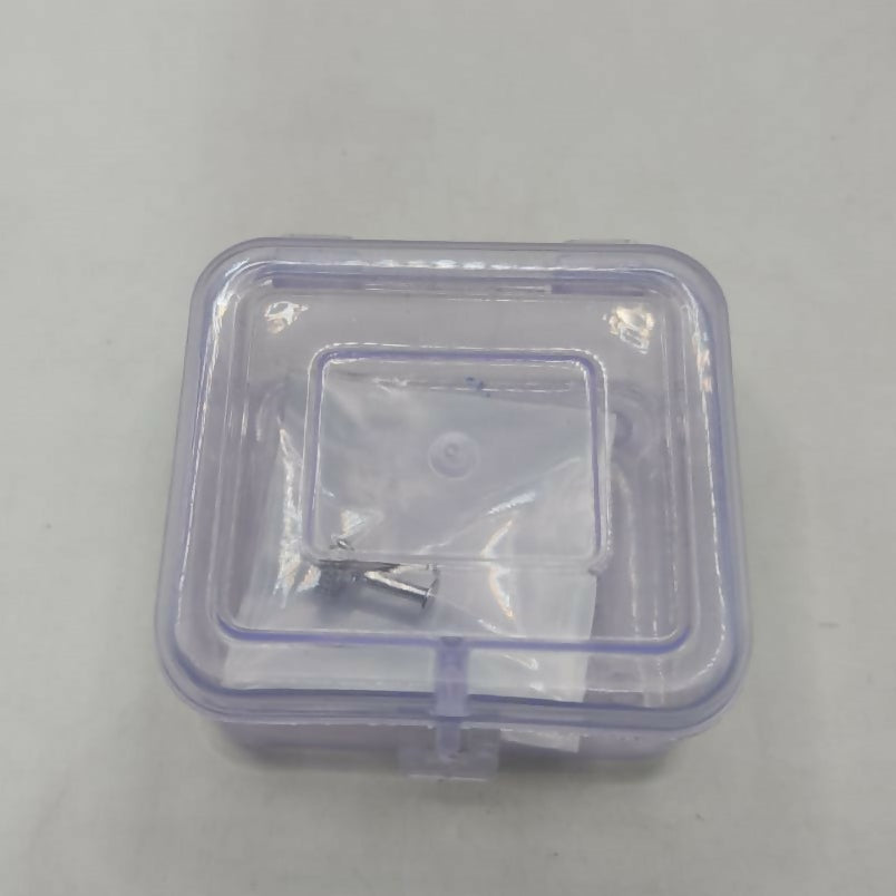 Silver plated floral cluster stud earrings packaged and ready for gifting