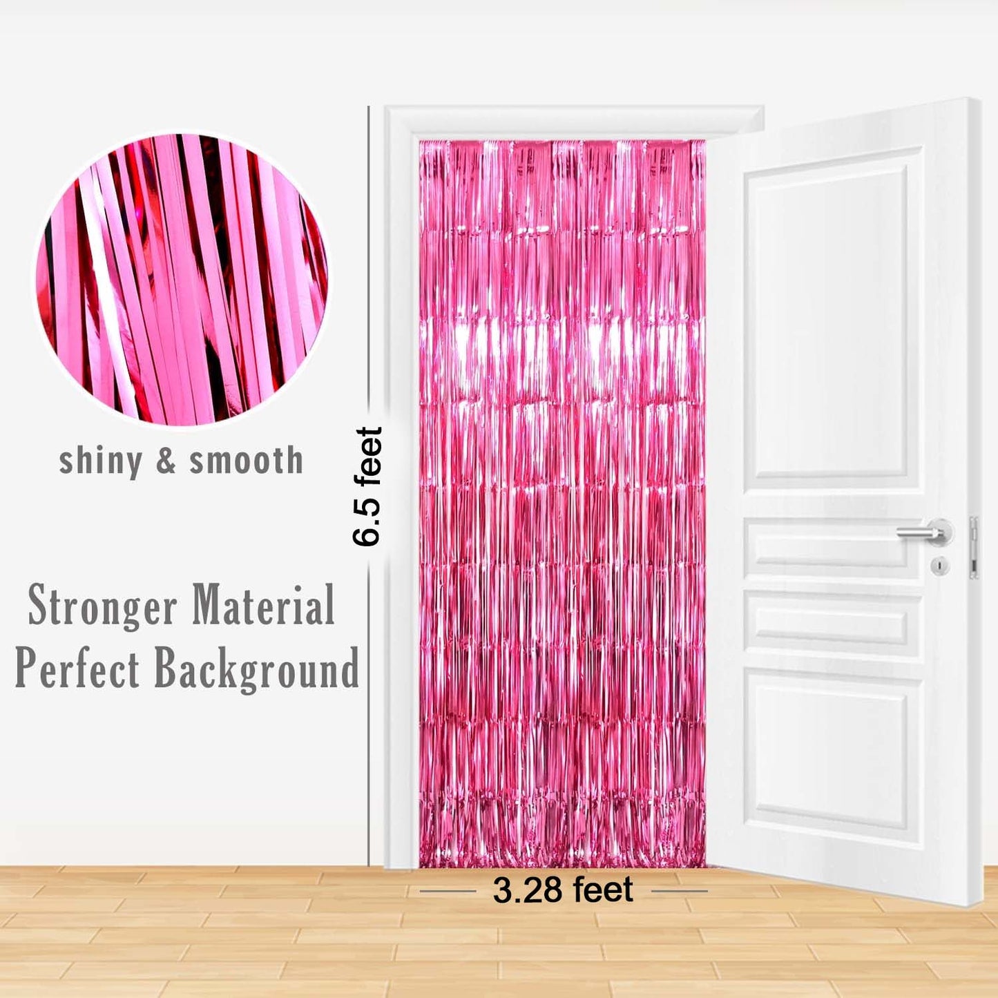 Decorative Foil Fringe Curtain for Birthday & Party Decoration