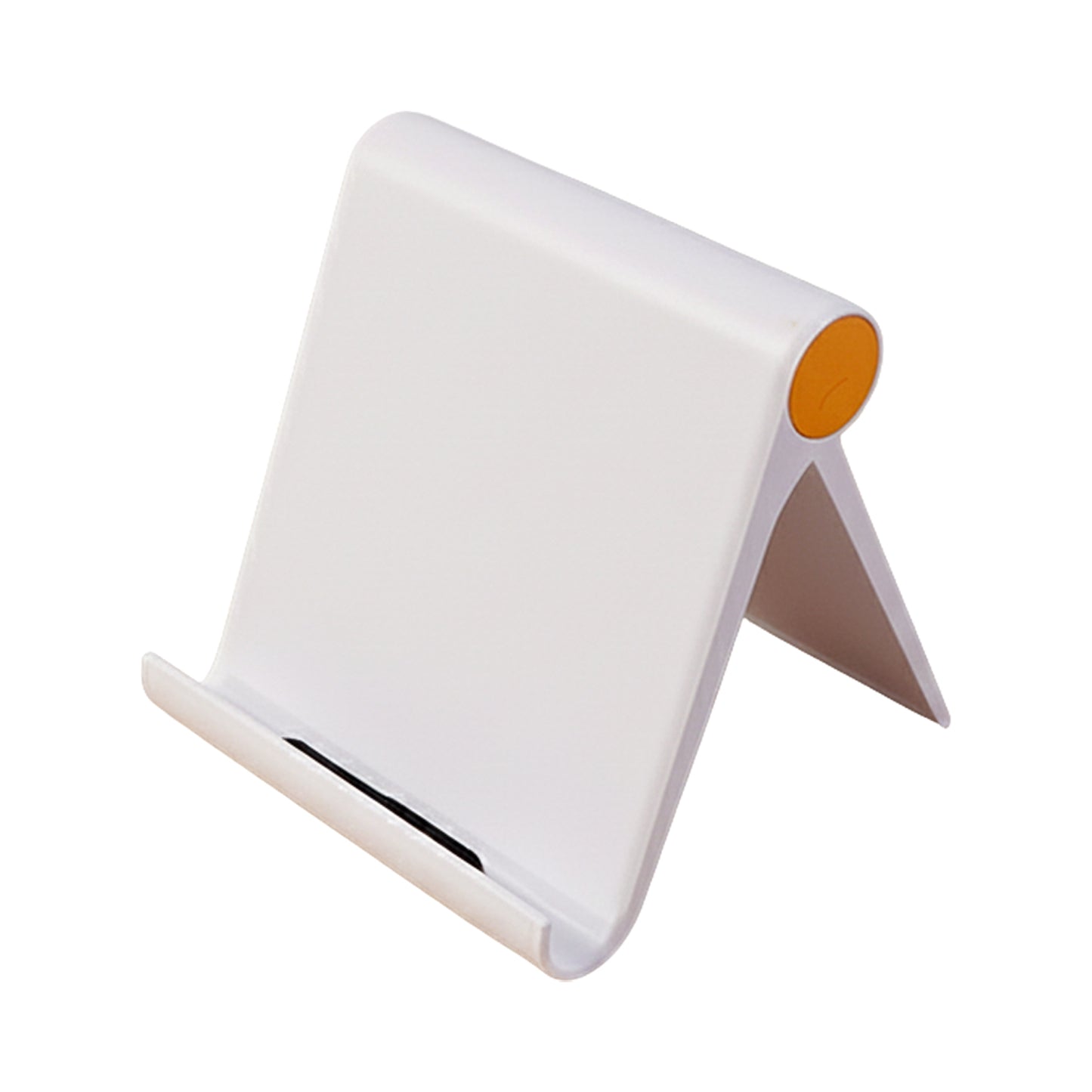 Plastic Foldable Desktop Mobile Stand (1 Pc / White)
