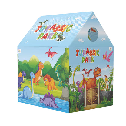 Jurassic Park Theme Foldable Kids Play Tent House with Pipe Frame Structure