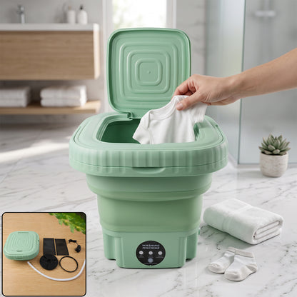 Portable Washing Machine – Mini Folding Washer for Delicates | DeoDap