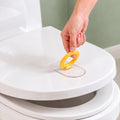 Toilet Seat Lifter with Folding Ring Handle and Self Adhesive Clear Base (1 Pc)