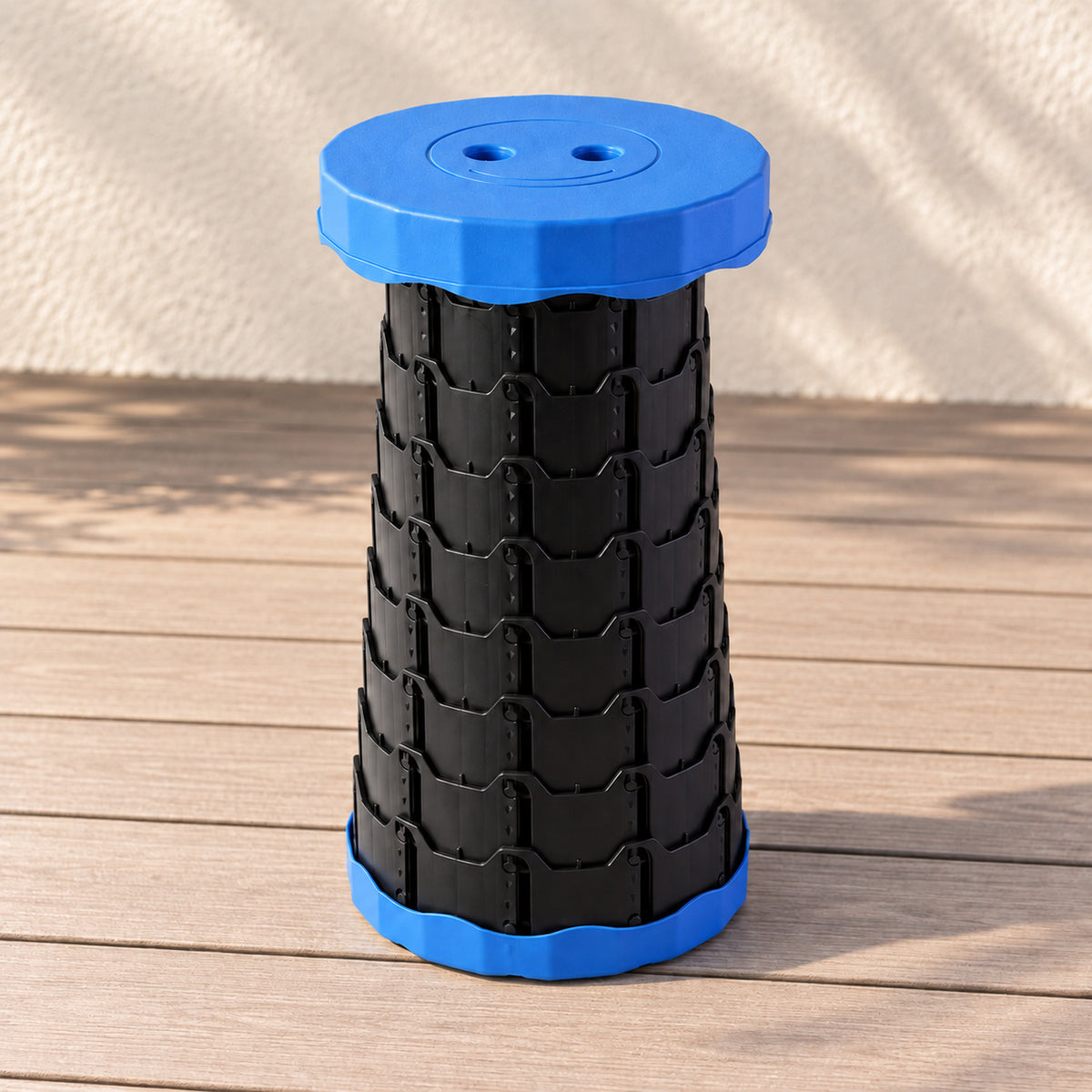 Telescopic Folding Stool, Retractable Portable Camping and Fishing Seat (1 Pc, 42x23 Cm)