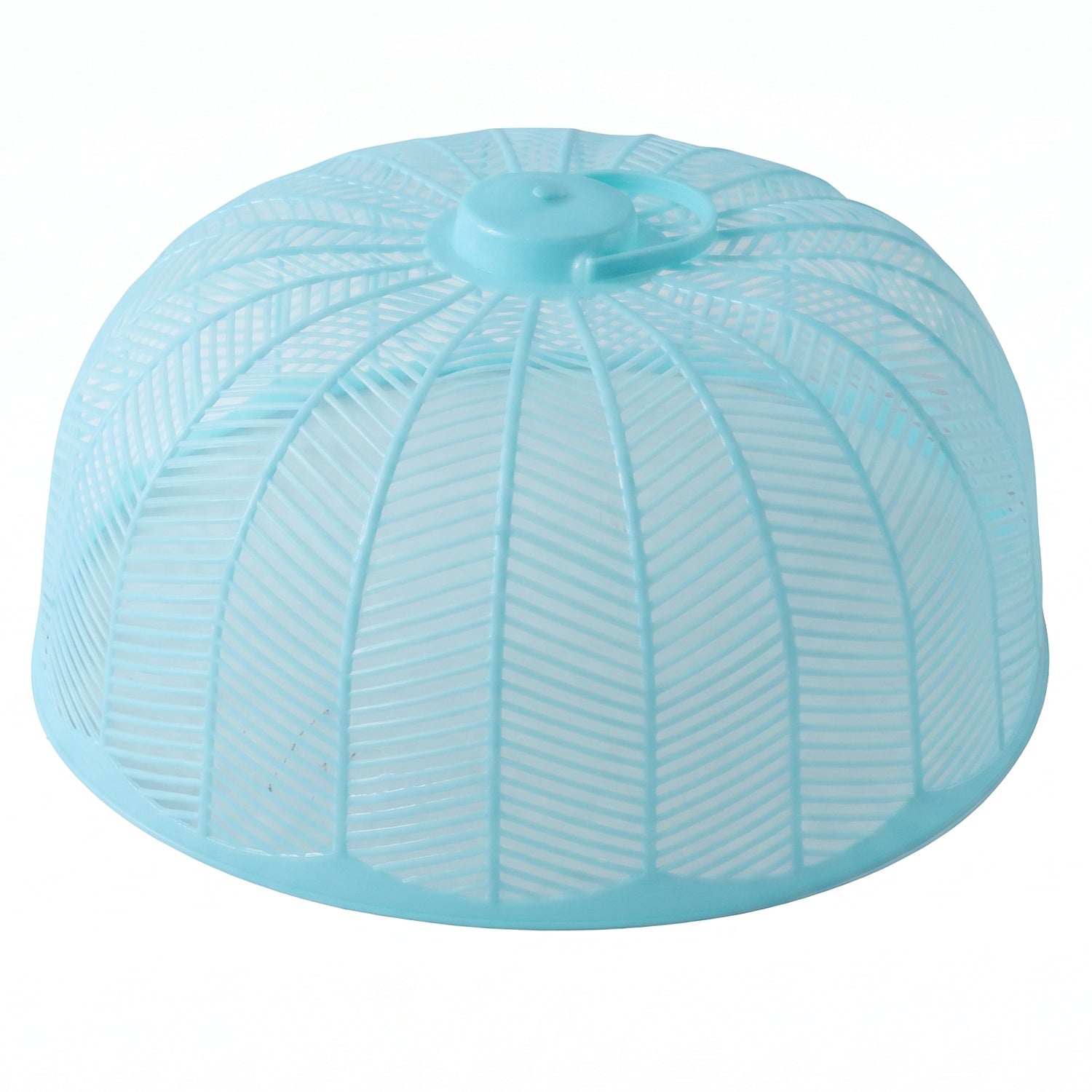 Plastic Mesh Food Cover Dome with Handle for Dining Table 21x10 Cm (1 Pc)