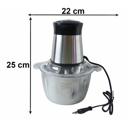 Food processor with 2 litre capacity bowl