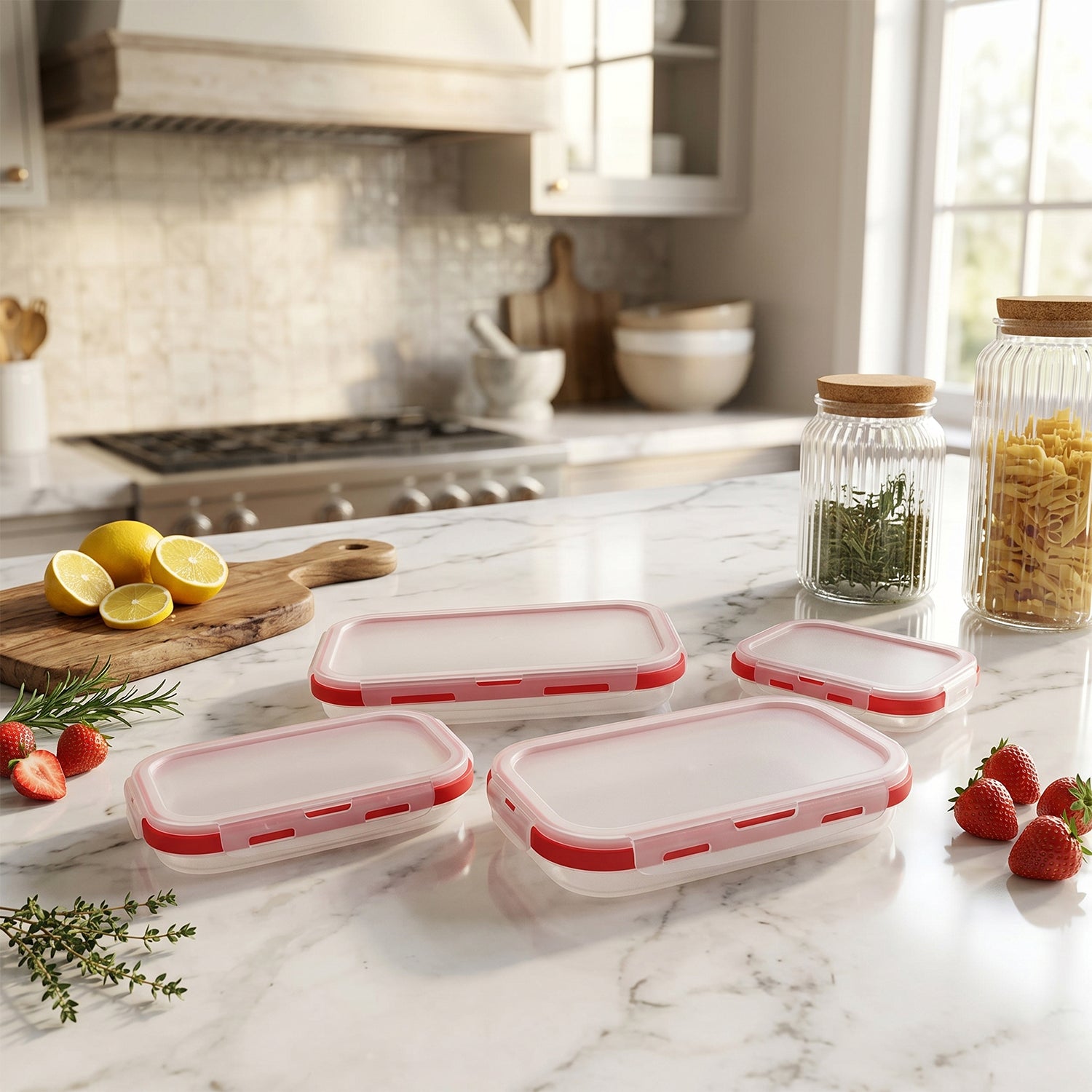Food container white bg