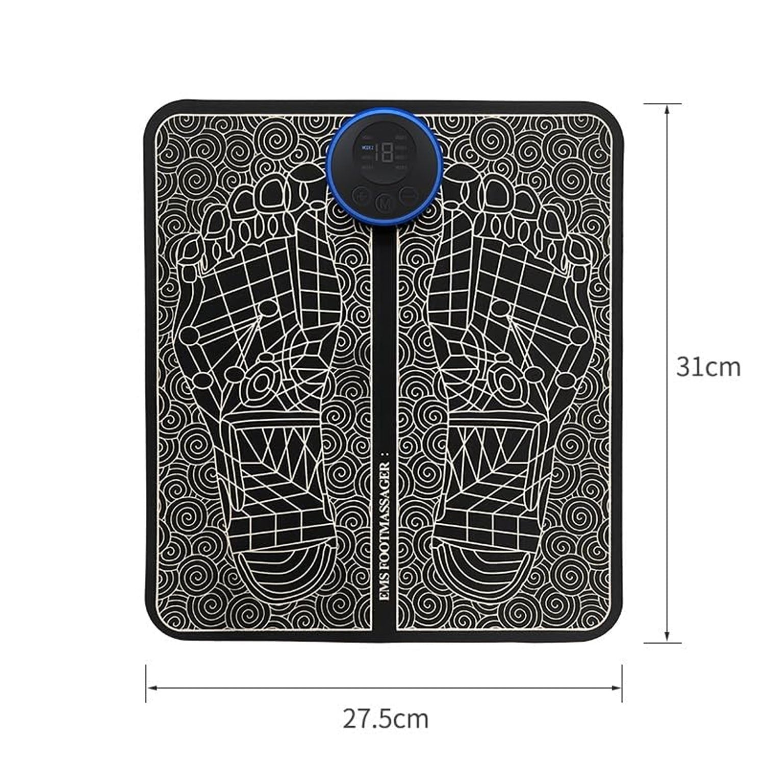 Electric EMS Foot Massage Therapy Mat (1 Pc)