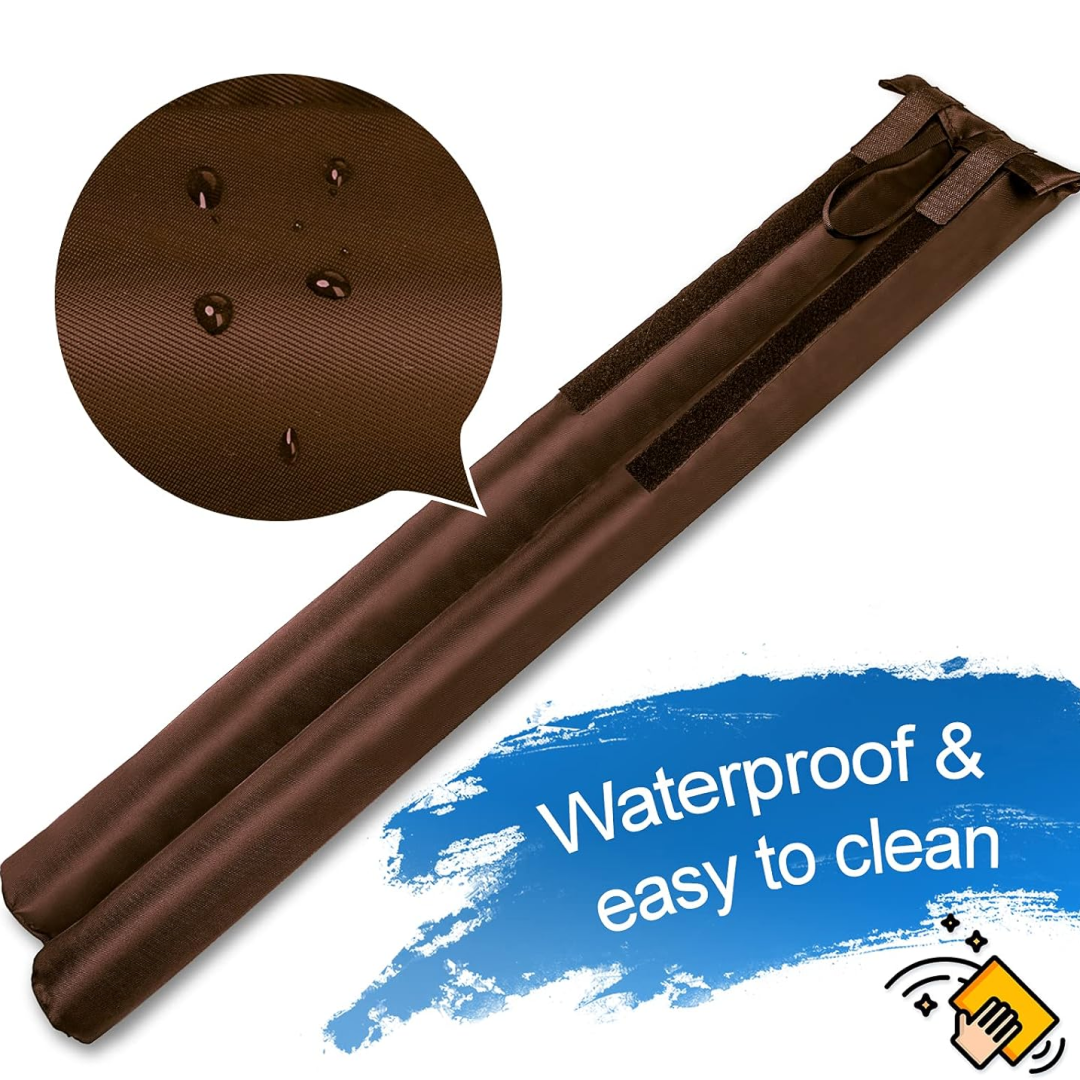 Twin Door Draft Stopper / Guard Protector for Doors and Windows
