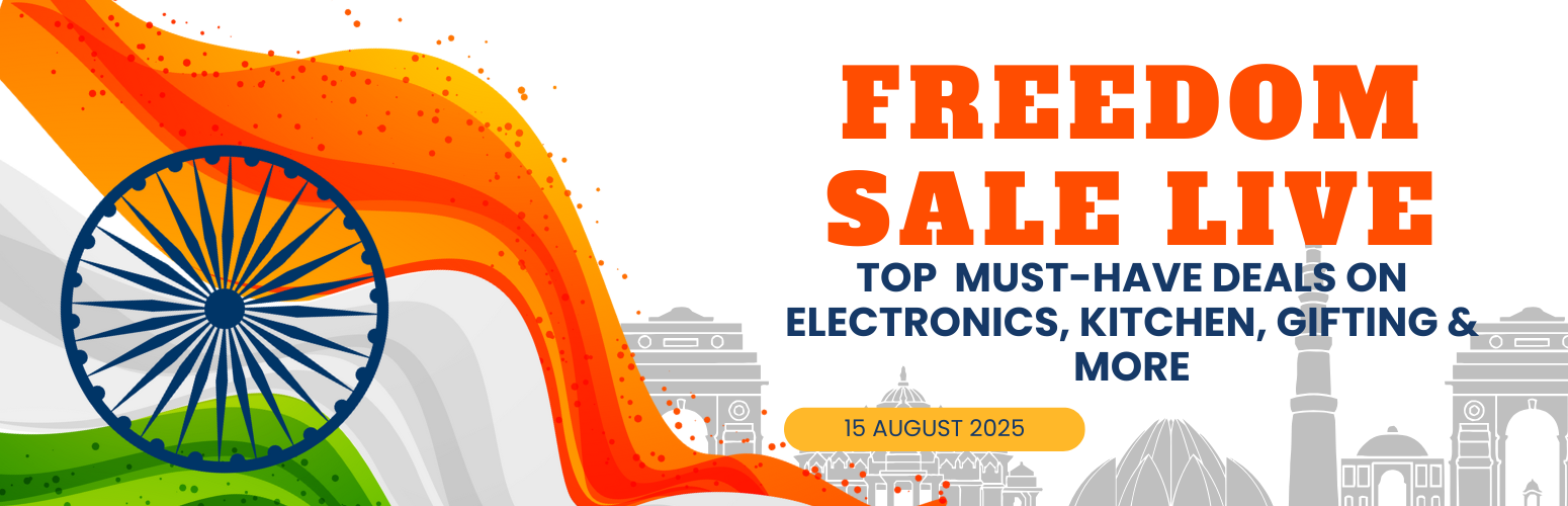 Freedom Sale Live: Top Must-Have Deals on Electronics, Kitchen, Gifting & More