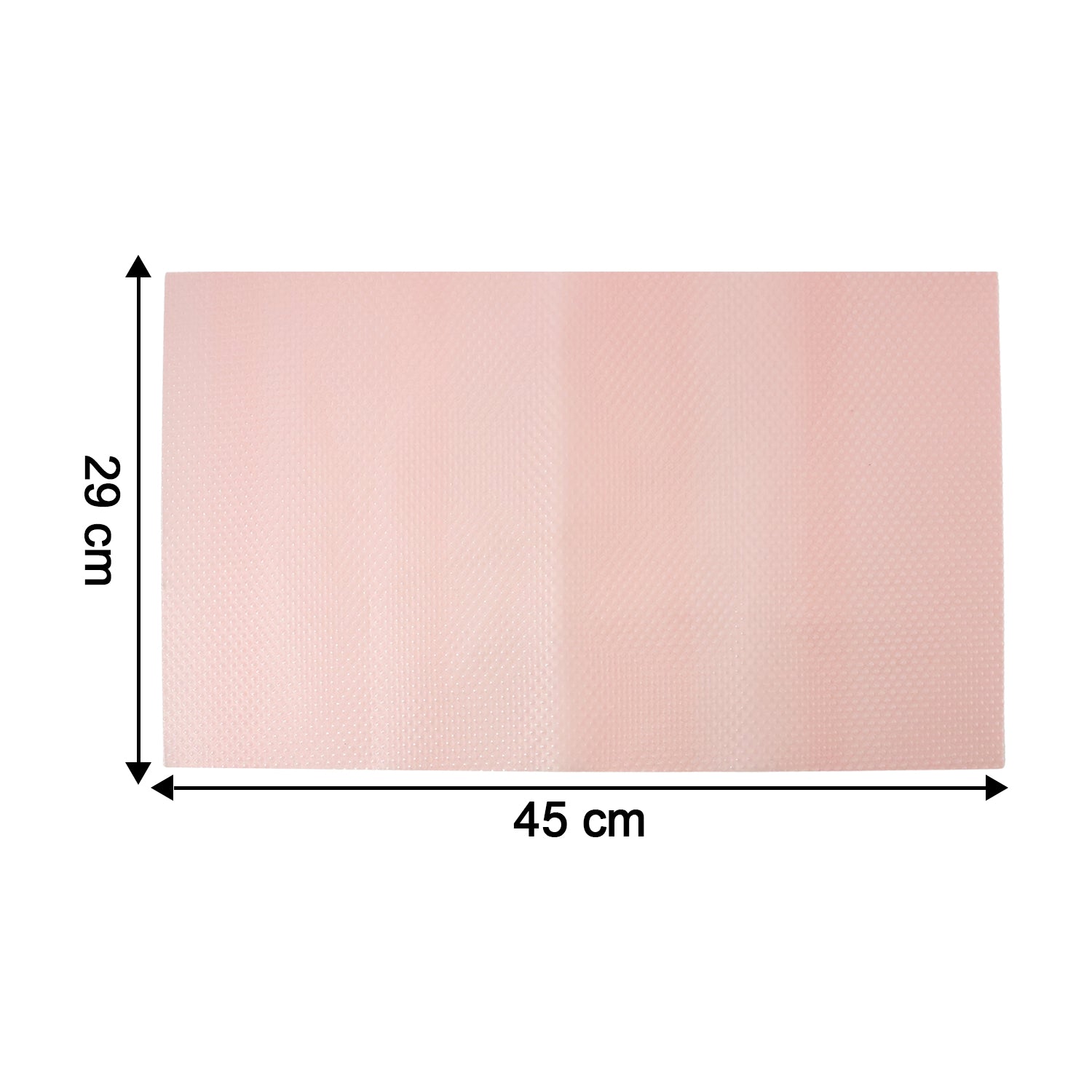 Transparent Plastic Fridge Mat 45 x 29 cm (4 Pc)