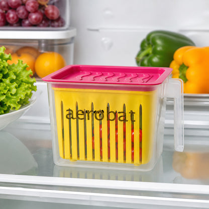 Fridge Storage Containers – 4 Pcs Plastic Set | Organivo