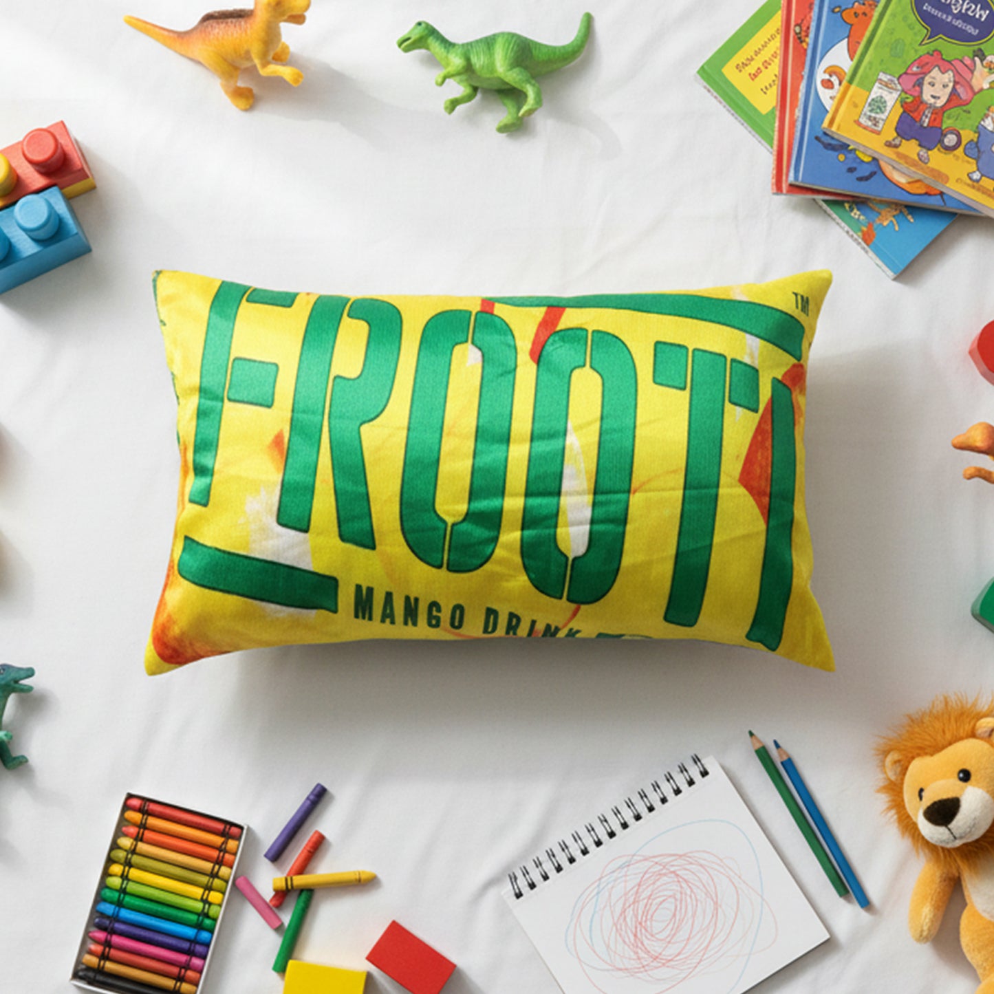 Soft Plush Cartoon Character Kids Pillow Cushion for Baby (40 x 25 Cm / 1 Pc)