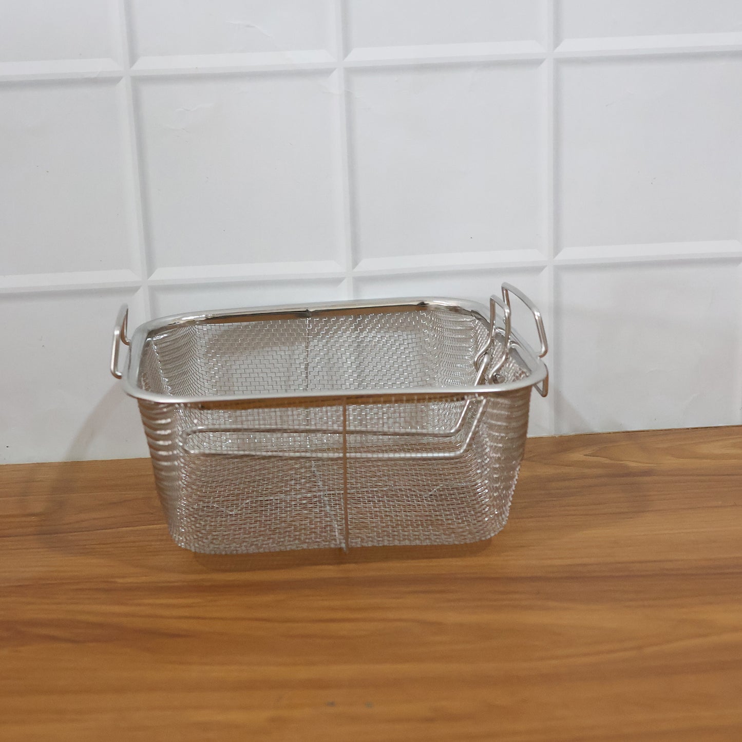 Stainless Steel Deep Fryer Basket with Long Handle (1 Pc)