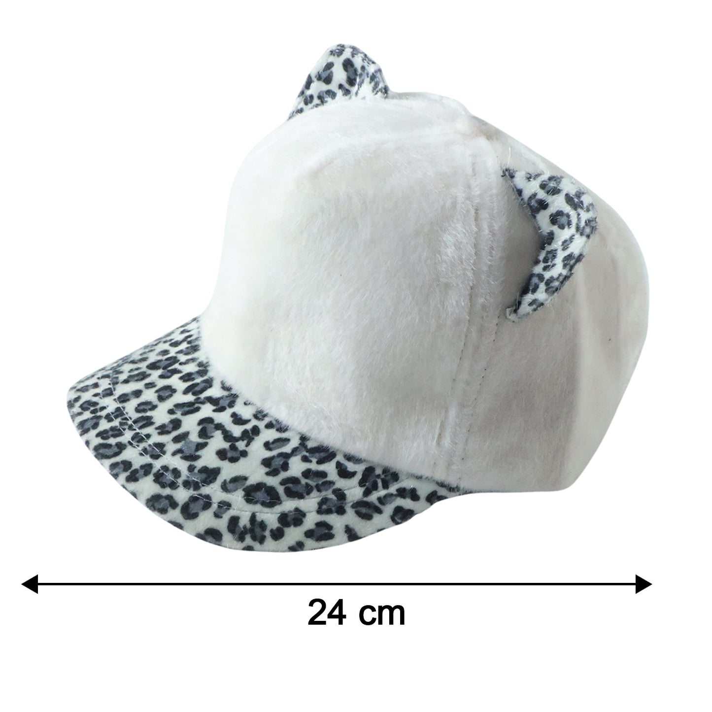 Size chart for cat ear fur cap