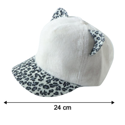 Size chart for cat ear fur cap