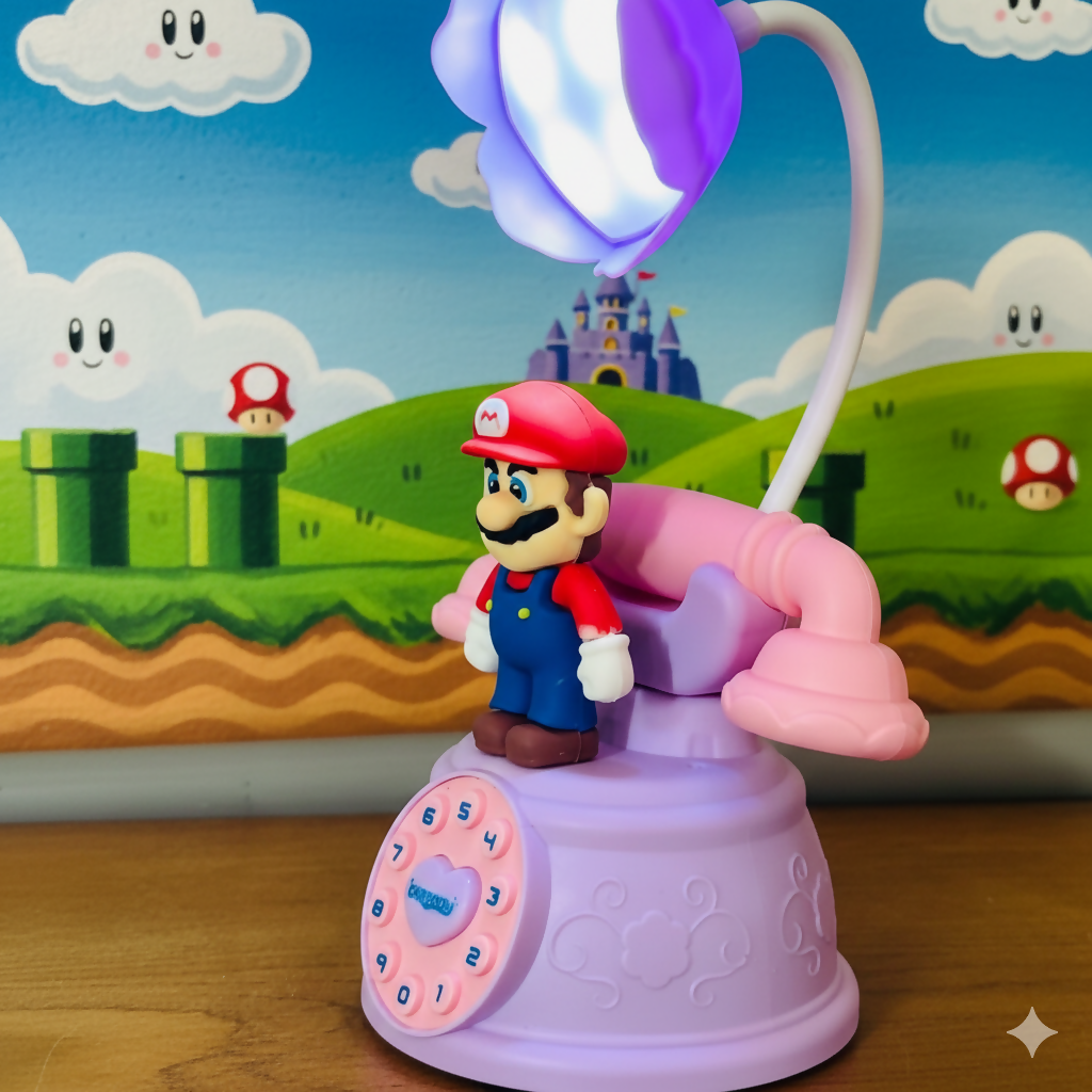 Cute Cartoon Desk Lamp with Flexible Neck, Kids Night Light for Study & Decor