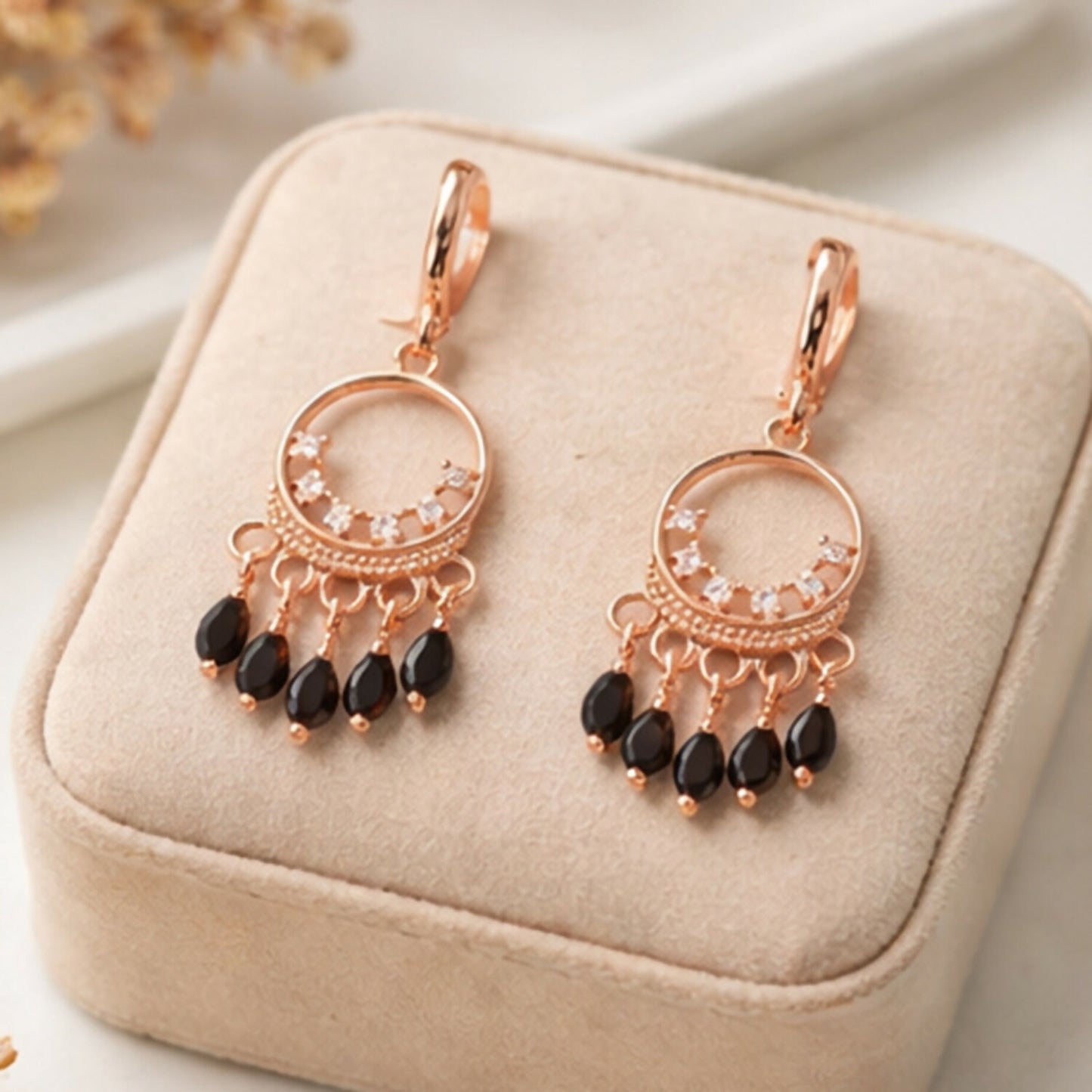 Bali hoop earrings complementing traditional and western outfits