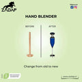Hand Blender – Powerful 250W for Hot & Cold Blending in Kitchen