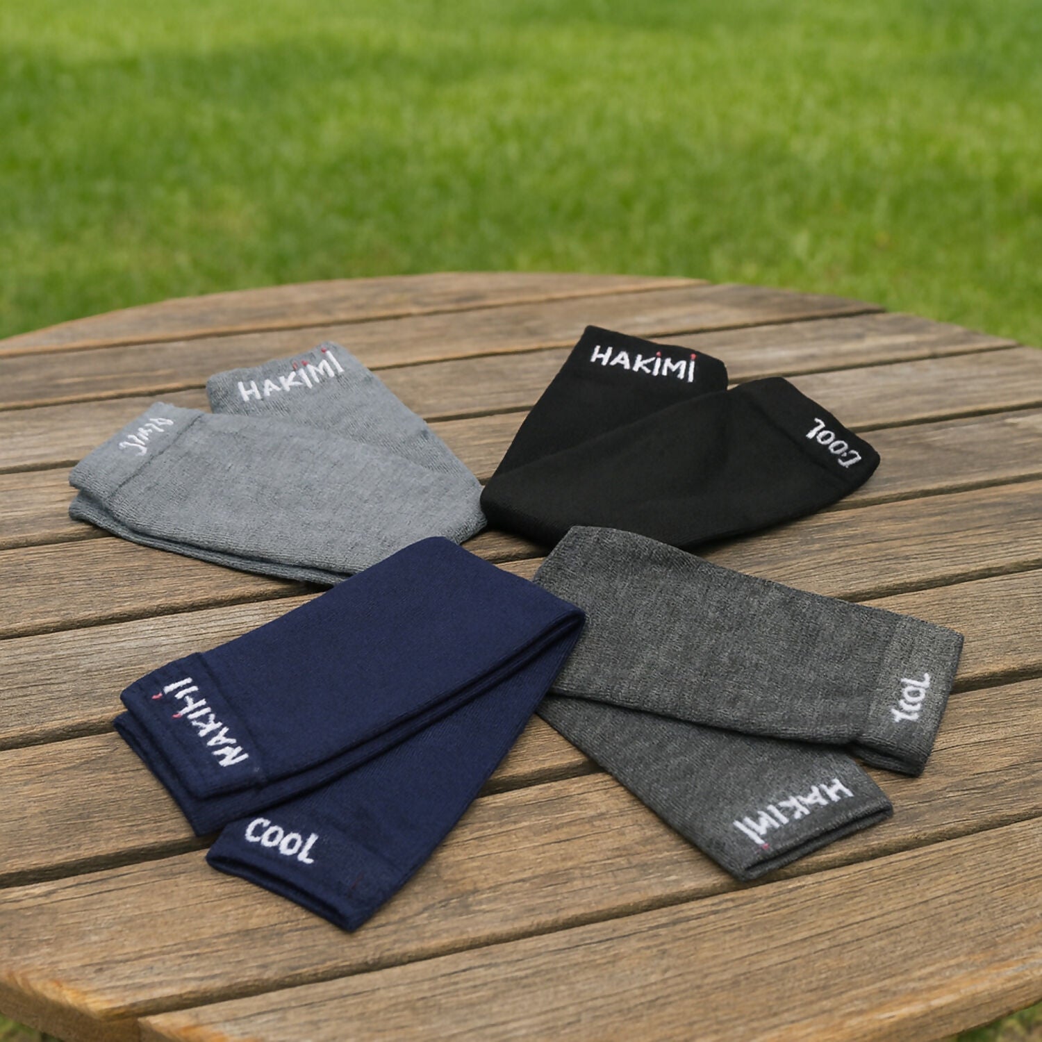 Unisex Cooling Arm Sleeves for Outdoor Sports & UV Protection – Breathable Stretchable Fabric – Mix Color – Pack of 3 Pairs