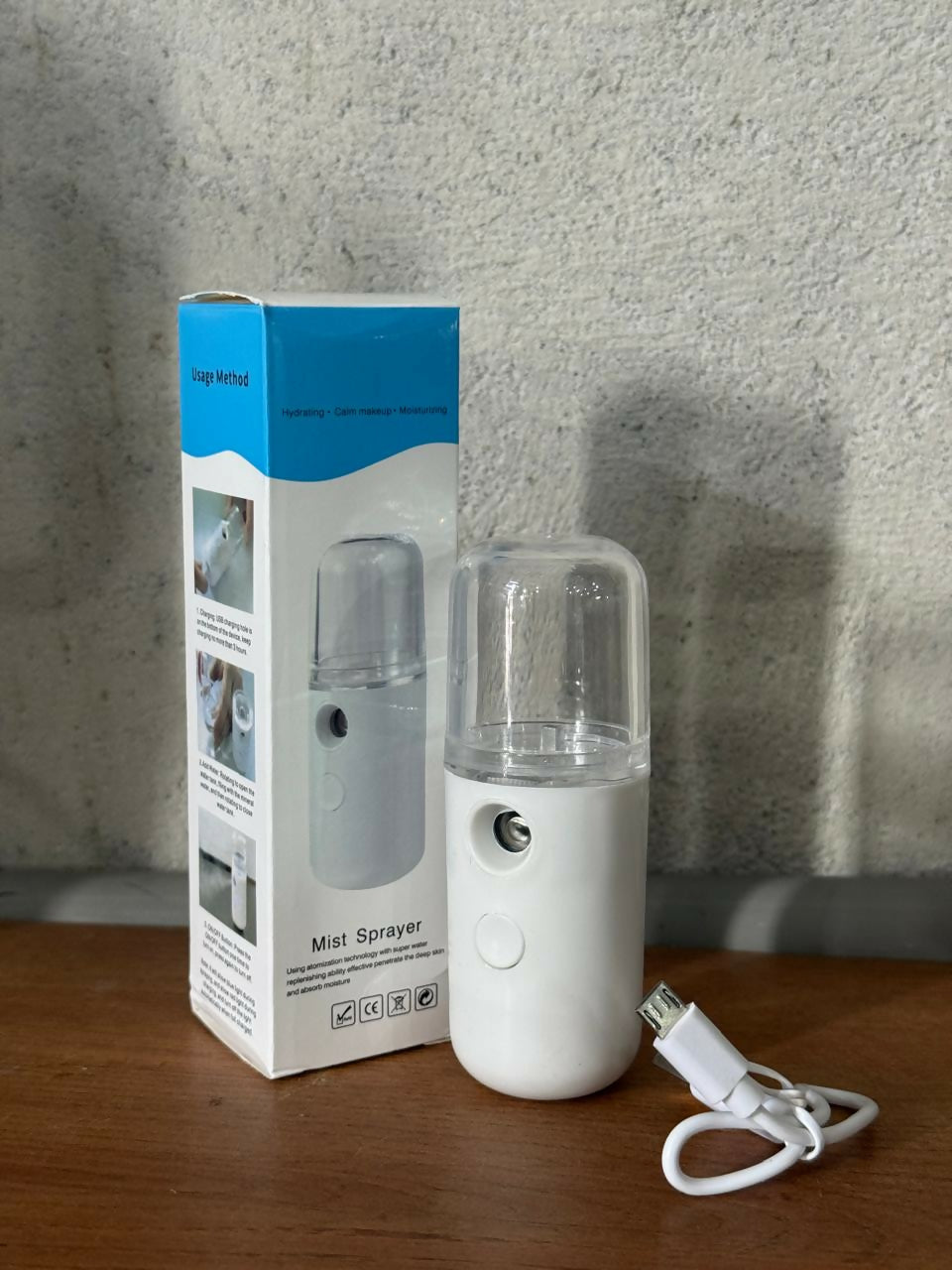 Portable USB Rechargeable Nano Mist Sprayer for Face, Skin & Travel