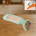 Vegetable Grater – 2-in-1 Peeler & Stainless Steel Cutter