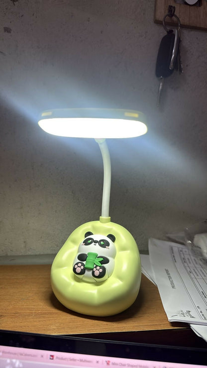 Panda LED Desk Lamp with Flexible Neck for Study & Bedroom