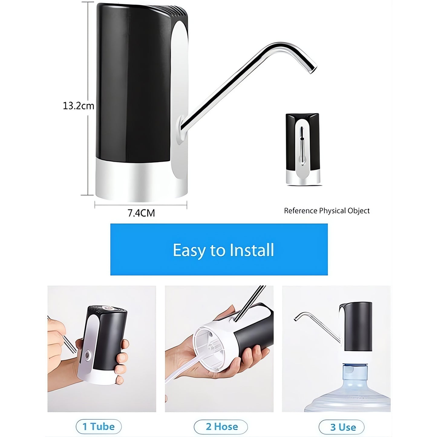 USB Rechargeable Automatic Water Dispenser Pump