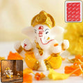 Lord Ganesha Decorative Idol – Mini Murti with Golden Crown