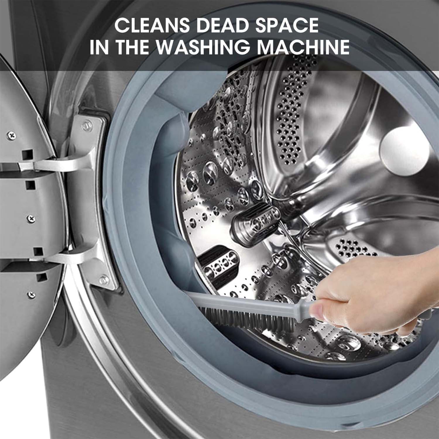 Long Handle Corner Cleaning Brush (2 Pc Set)