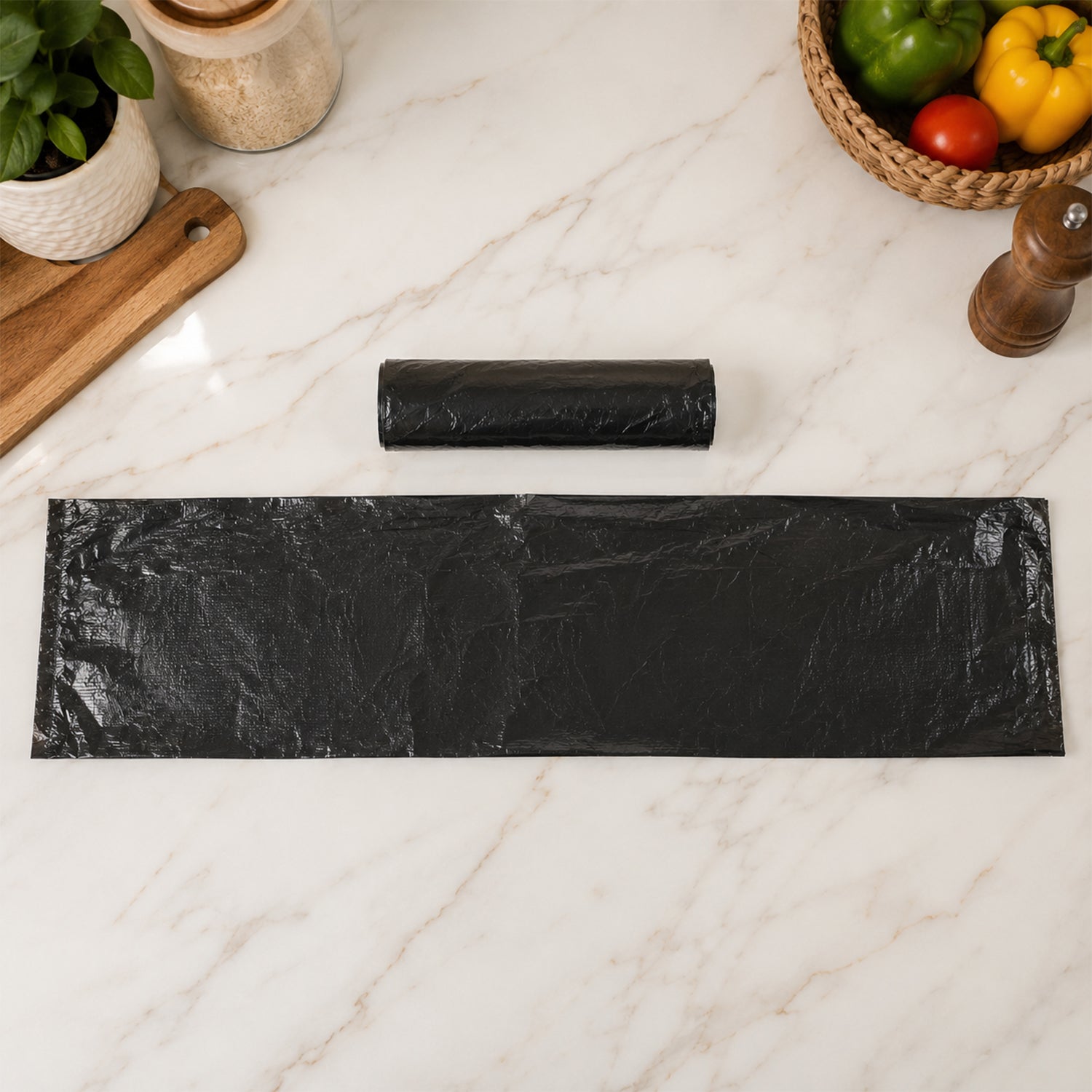 Garbage bag roll for daily use