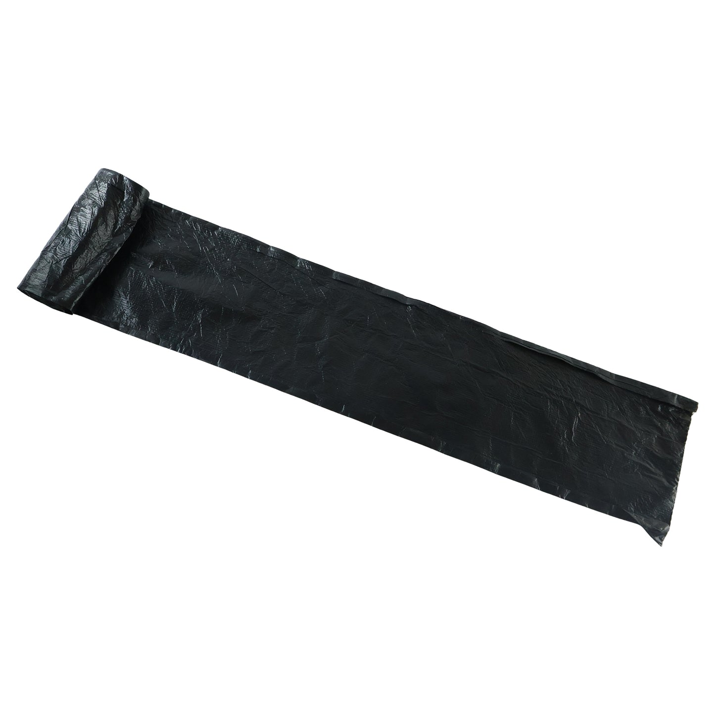 Plastic garbage bag white background