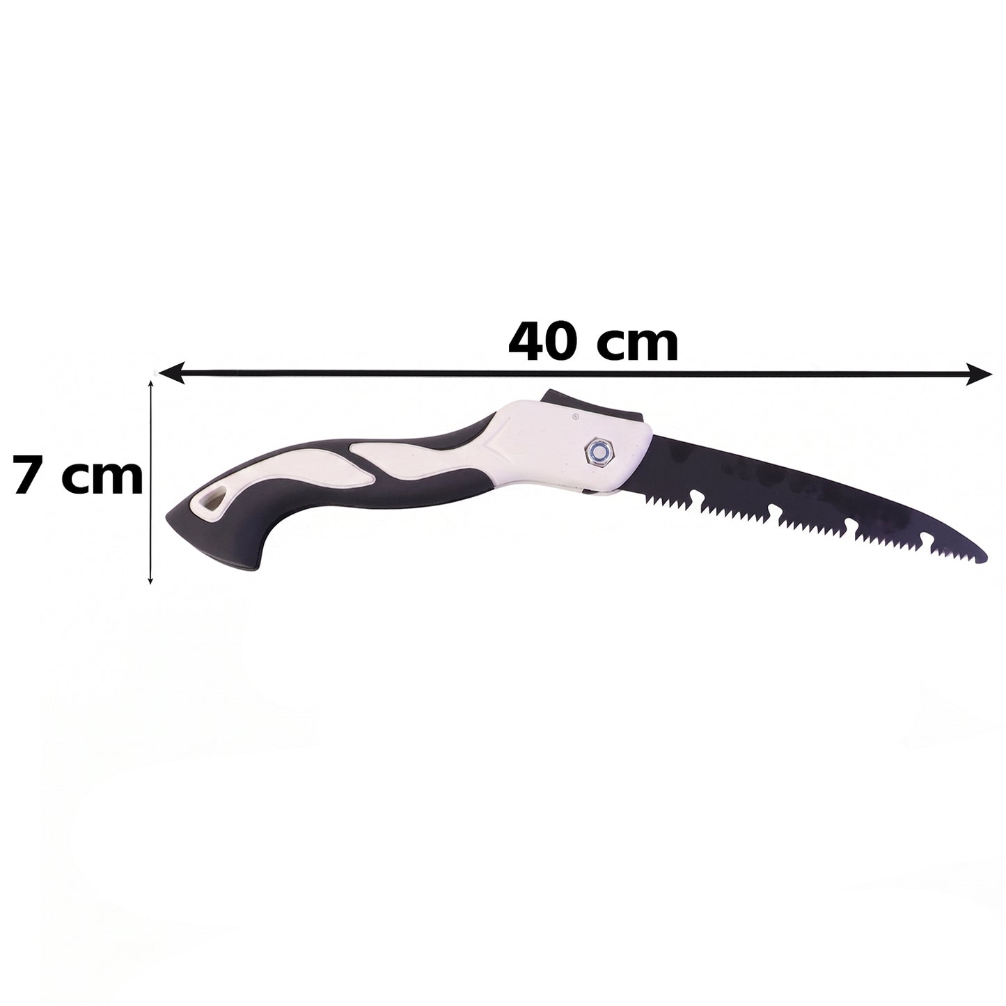 Garden cutting tools with ergonomic non-slip handles