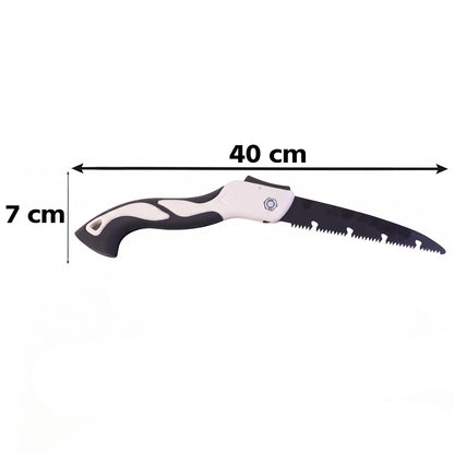 Garden cutting tools with ergonomic non-slip handles