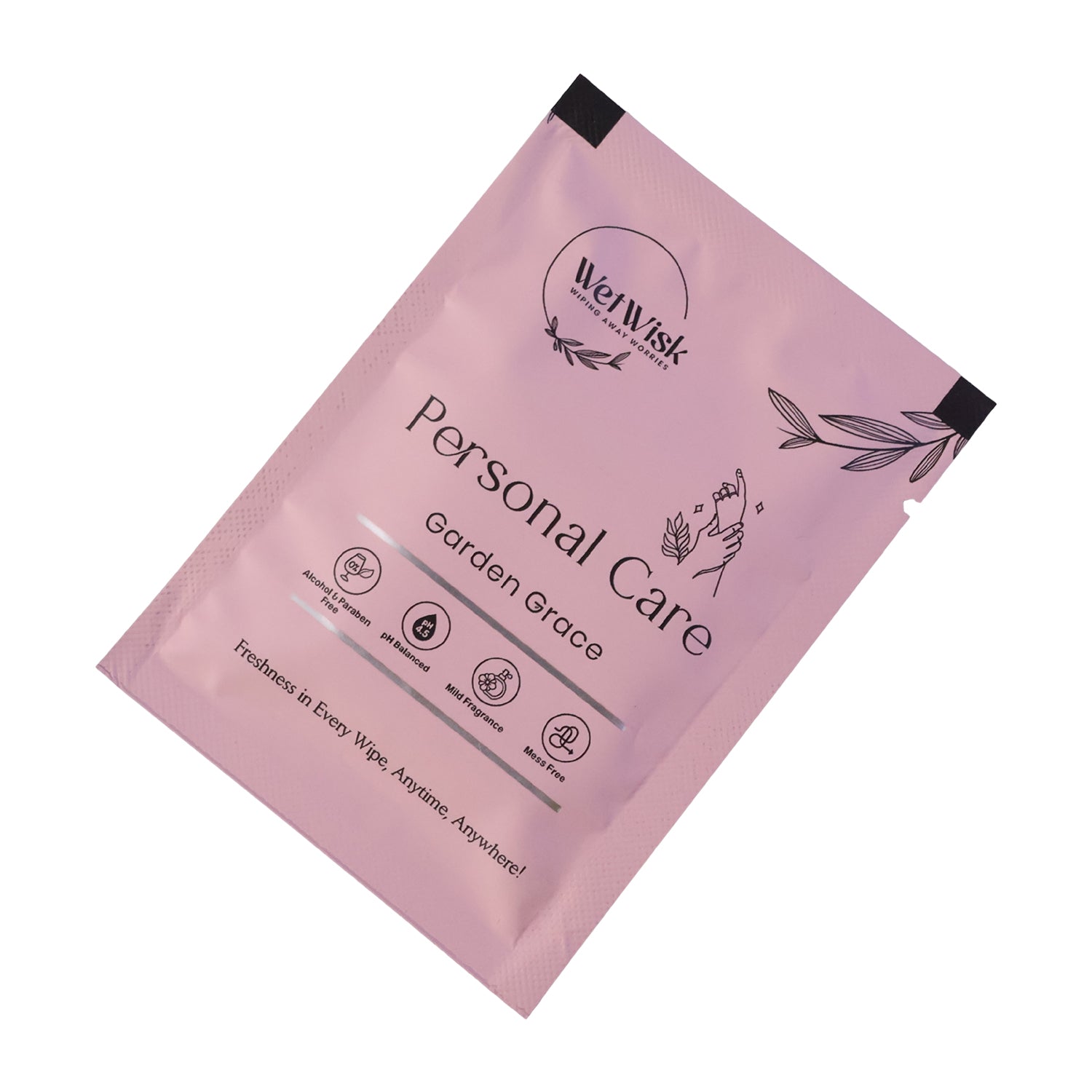 Gentle hygiene wipe for skincare