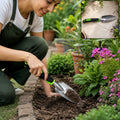Garden Hand Trowel Stainless Steel Digging Tool Ergonomic Non Slip Handle (1 Pc)
