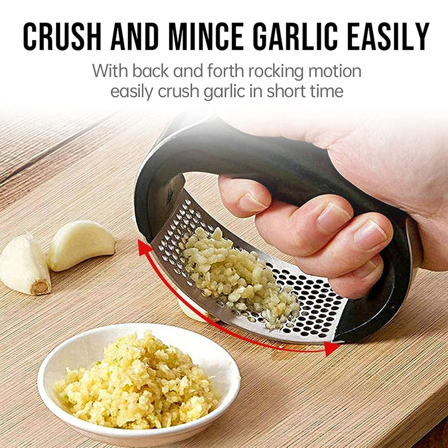 Manual Garlic Crusher Set