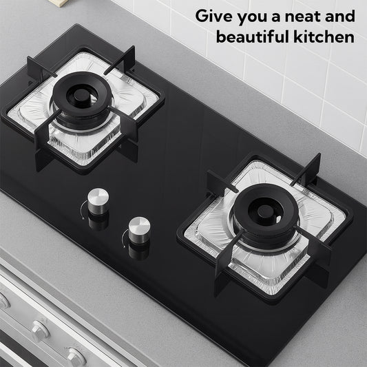Square aluminium gas stove protector cover shield