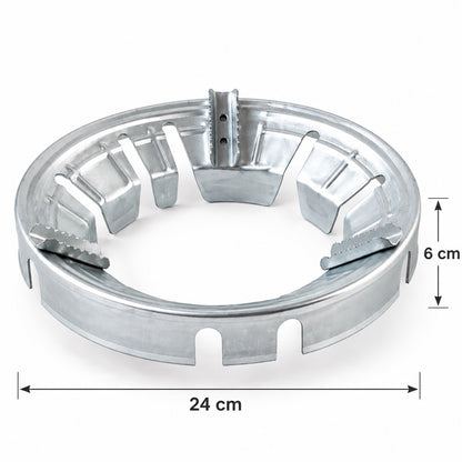 Gas Stove Burner Stand, Windproof Energy Saving Ring with Pan Support (1 Pc)