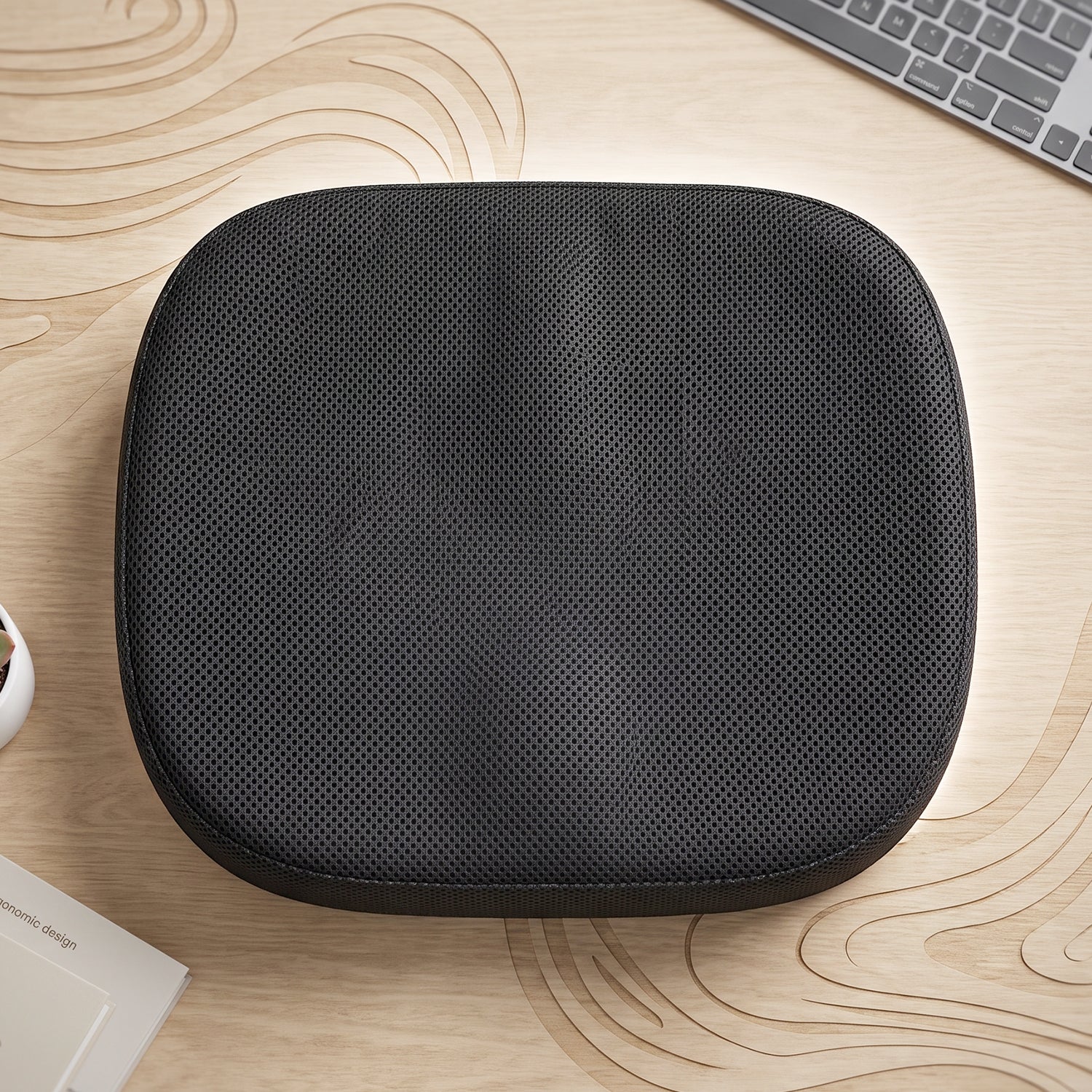 Ergonomic Egg Seat Cushion Memory Foam Chair Pad for Office Car Seat (1 Pc)