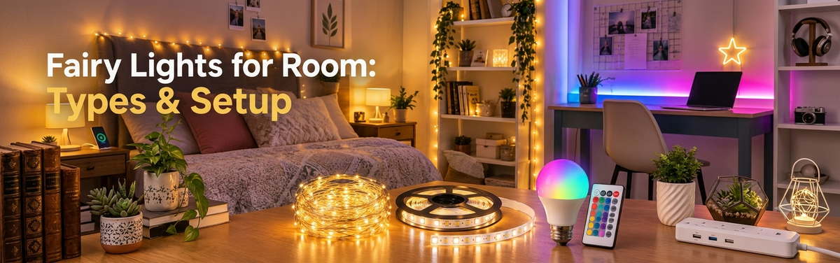 Fairy Lights for Room: Types & Setup
