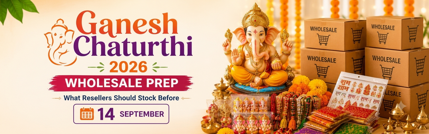 Ganesh Chaturthi 2026 Wholesale Prep: What Resellers Should Stock Before 14 September