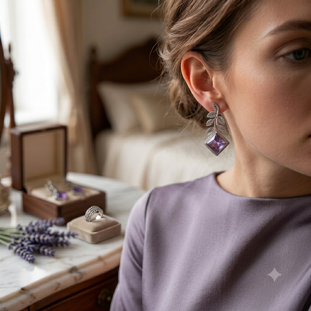 Premium Oxidised Peacock Design Pink Stone Stud Earrings with Pearl Drops for Women