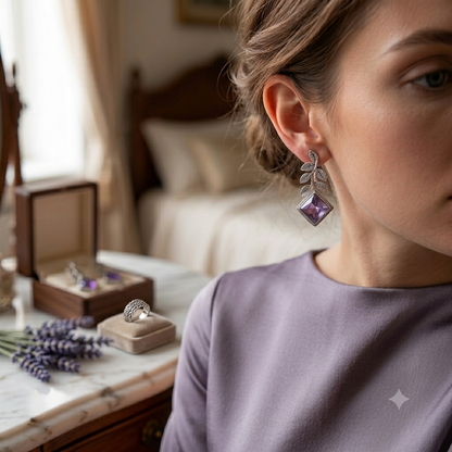 Premium Oxidised Peacock Design Pink Stone Stud Earrings with Pearl Drops for Women