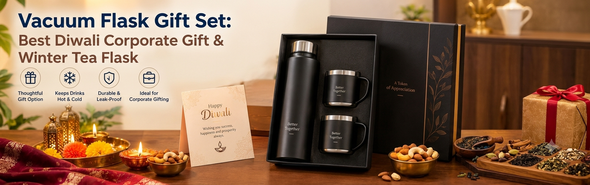 Vacuum Flask Gift Set: Best Diwali Corporate Gift & Winter Tea Flask