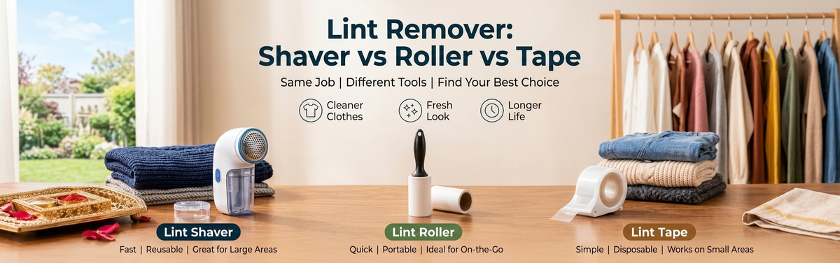 Lint Remover: Shaver vs Roller vs Tape