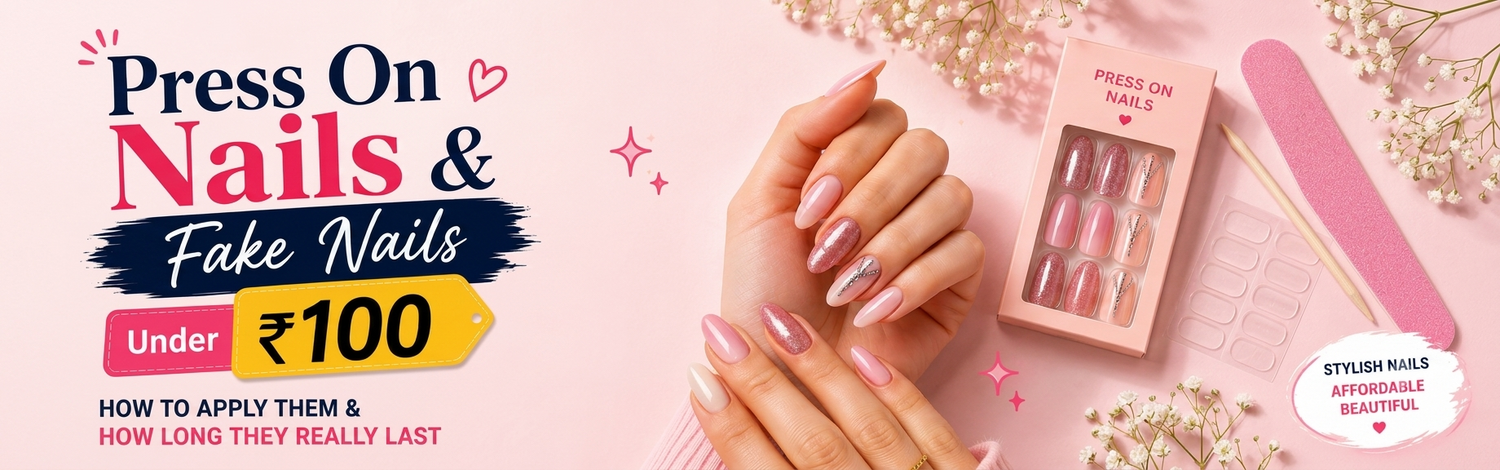 Press On Nails & Fake Nails Under Rs.100: How to Apply Them and How Long They Really Last